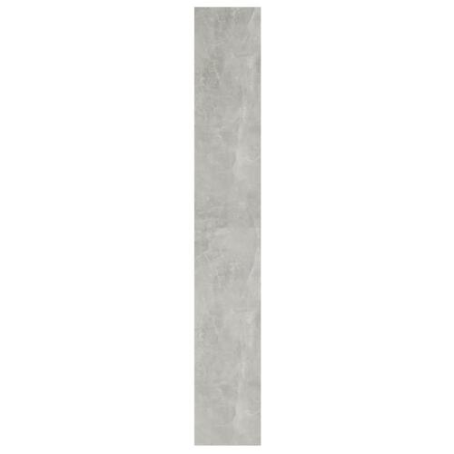 Bogreol/rumdeler 40x30x198 cm betongrå