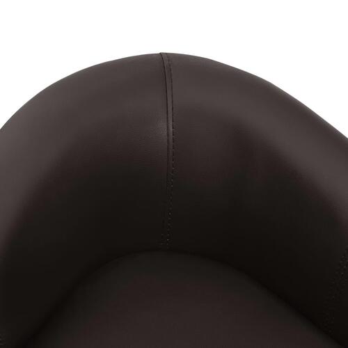 Hundesofa 67x41x39 cm kunstlæder brun