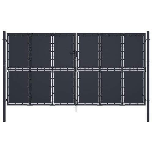 Havelåge 400 x 200 cm stål antracitgrå