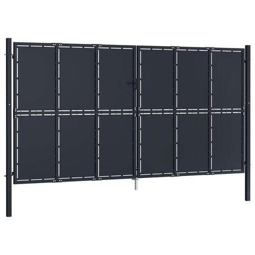 Havelåge 400 x 200 cm stål antracitgrå