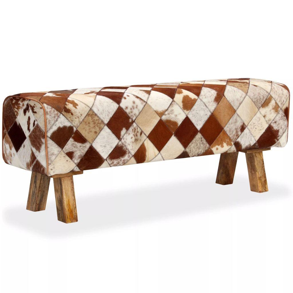 Bænk ægte kolæder diamantmønster