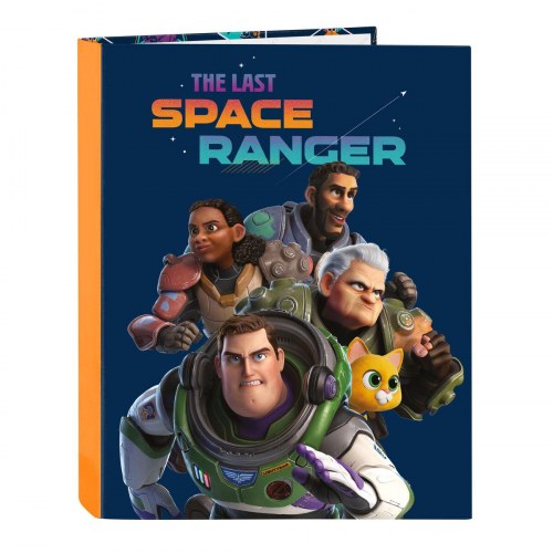 Buzz Lightyear ringbind A4 - marineblå (26,5 × 33 × 4 cm)