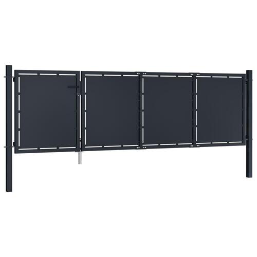 Havelåge 350 x 100 cm stål antracitgrå