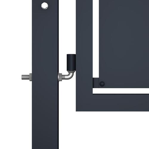 Havelåge 350 x 100 cm stål antracitgrå