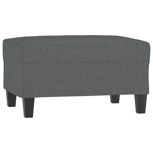 Sofasæt 4 dele med puder stof mørkegrå