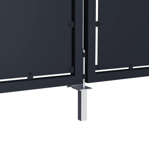 Havelåge 350 x 100 cm stål antracitgrå