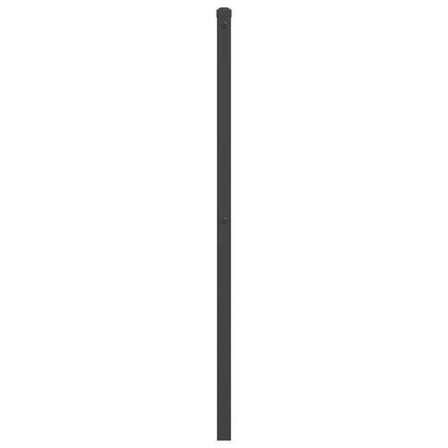 Sengegavl 75 cm metal sort