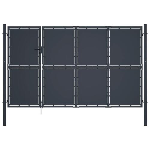 Havelåge 350 x 150 cm stål antracitgrå