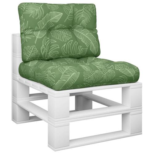 Pallehynder 2 stk. stof bladmønster