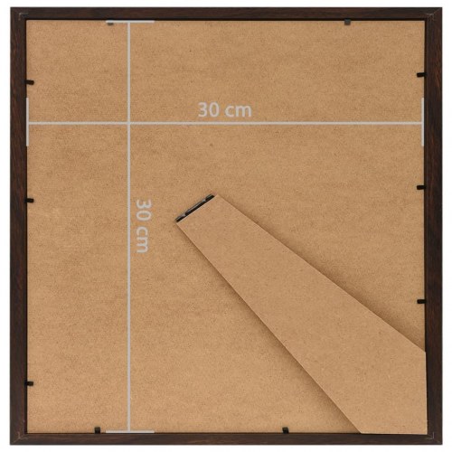 Billedrammer 3 stk. til bord 30x30 cm MDF sort