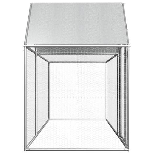 Hønsegård 3x1x1,5 m galvaniseret stål