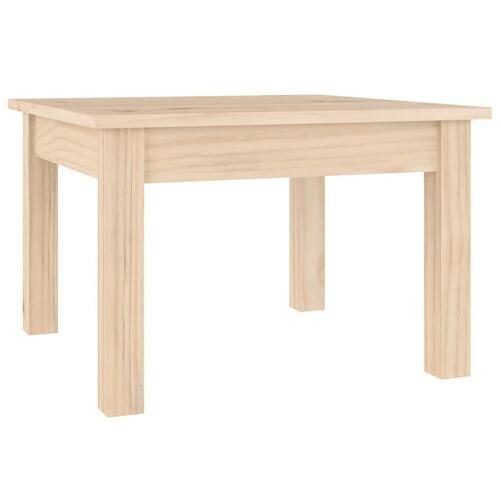 Sofabord 45x45x30 cm massivt fyrretræ