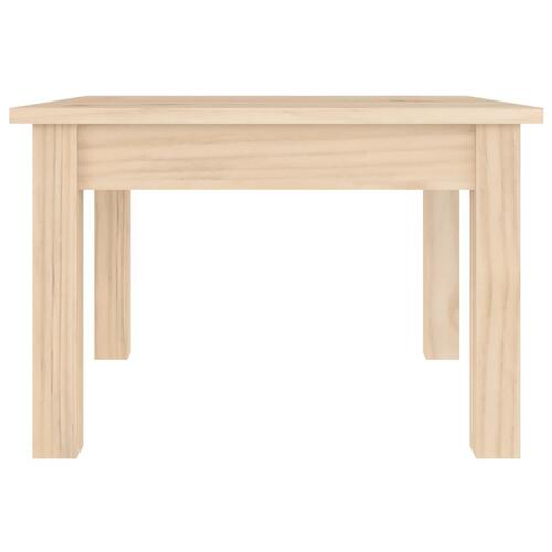 Sofabord 45x45x30 cm massivt fyrretræ