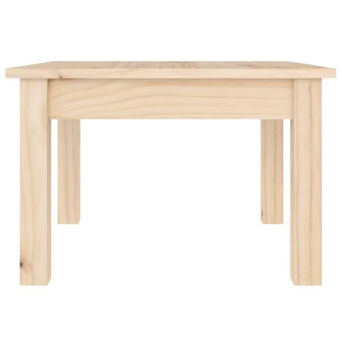 Sofabord 45x45x30 cm massivt fyrretræ