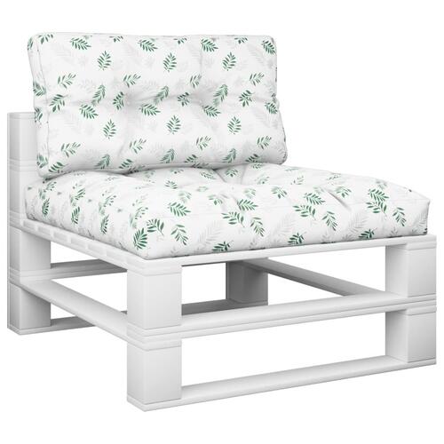 Pallehynder 2 stk. stof bladmønster