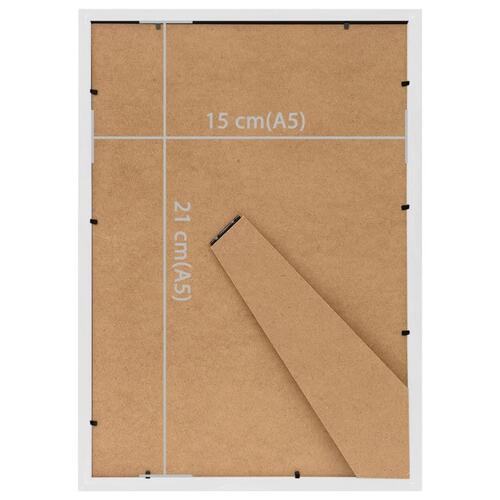 Billedrammer 3 stk. til bord 15x21 cm MDF hvid