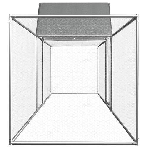 Hønsegård5x1x1,5 m galvaniseret stål