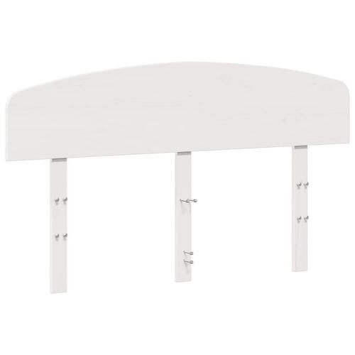 Sengegavl 160 cm massivt fyrretræ hvid