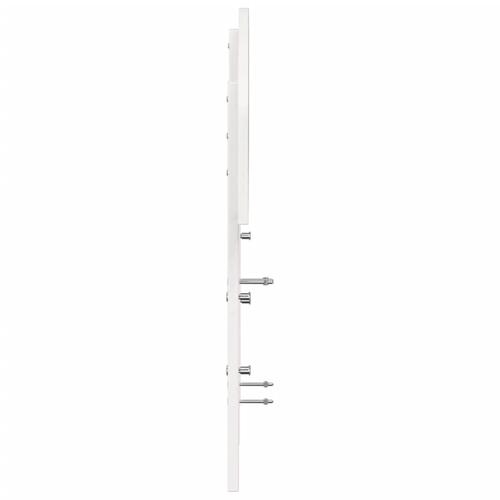 Sengegavl 160 cm massivt fyrretræ hvid
