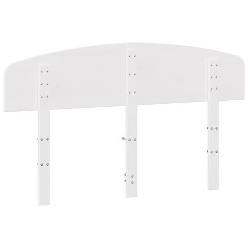 Sengegavl 160 cm massivt fyrretræ hvid