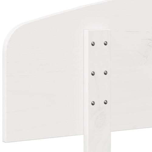 Sengegavl 160 cm massivt fyrretræ hvid