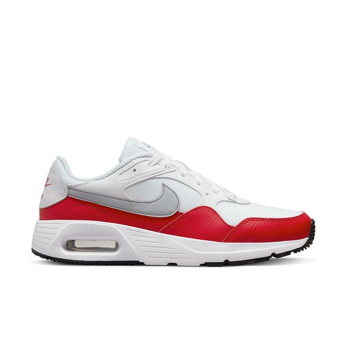 Nike Air Max SC herresneakers - hvid/rød, str. 41