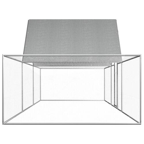 Hønsegård 6x2x2 m galvaniseret stål