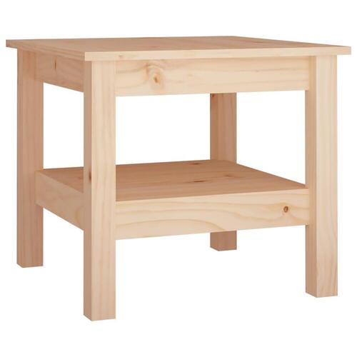 Sofabord 45x45x40 cm massivt fyrretræ
