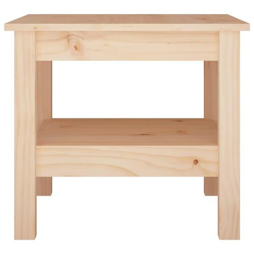 Sofabord 45x45x40 cm massivt fyrretræ