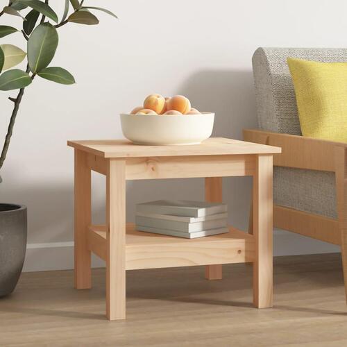 Sofabord 45x45x40 cm massivt fyrretræ