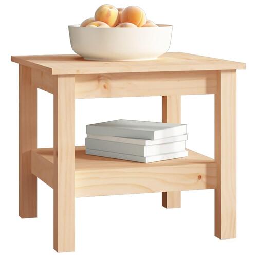 Sofabord 45x45x40 cm massivt fyrretræ