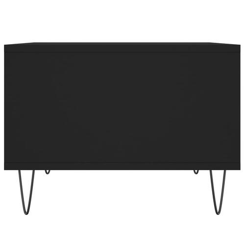 Sofabord 60x50x36,5 cm konstrueret træ sort