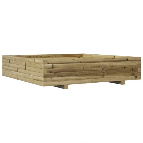 Plantekasse 110 x 110 x 26,5 cm i imprægneret fyrretræ