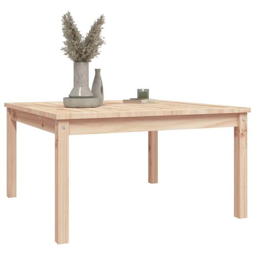 Havebord 82,5x82,5x45 cm massivt fyrretræ