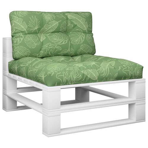 Pallehynder 2 stk. stof bladmønster