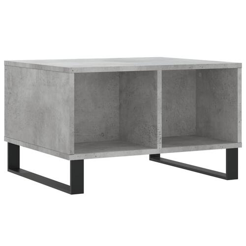 Sofabord 60x50x36,5 cm konstrueret træ betongrå
