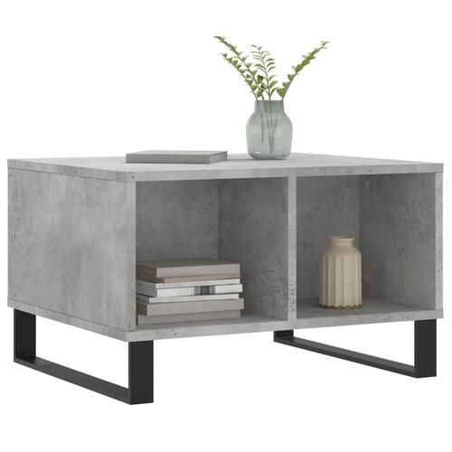 Sofabord 60x50x36,5 cm konstrueret træ betongrå