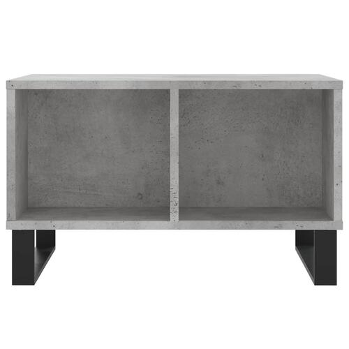 Sofabord 60x50x36,5 cm konstrueret træ betongrå