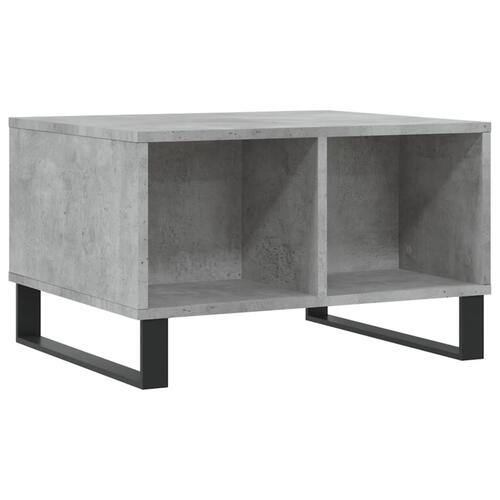 Sofabord 60x50x36,5 cm konstrueret træ betongrå