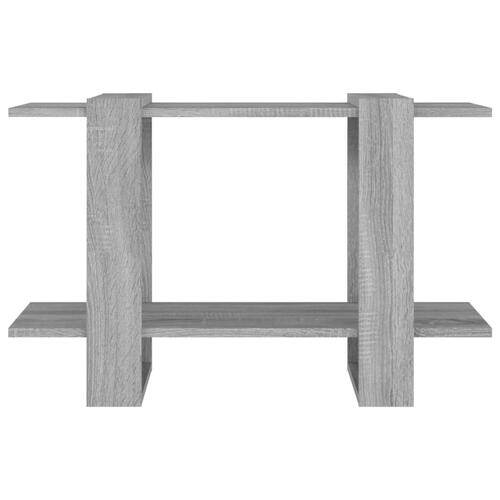 Bogreol/rumdeler 80x30x51 cm grå sonoma-eg