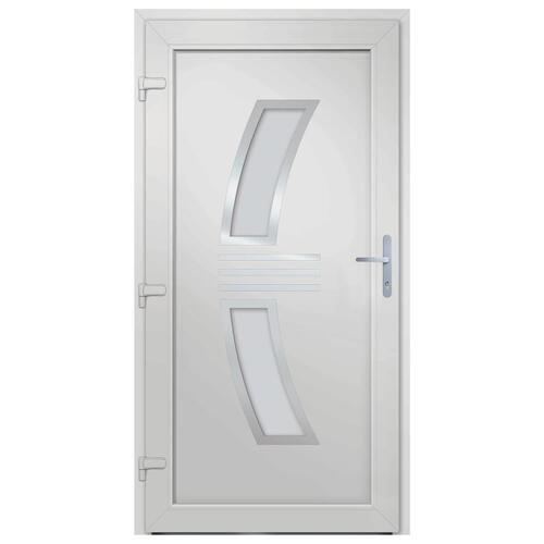 Hoveddør 108x208 cm PVC hvid