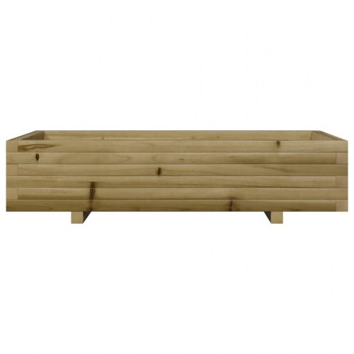 Plantekasse 110x60x26,5 cm imprægneret fyrretræ