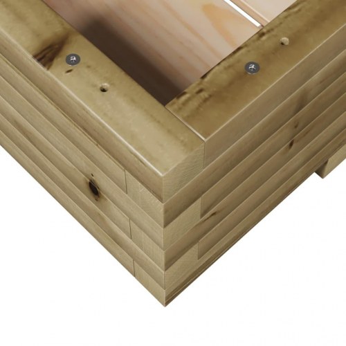 Plantekasse 110x60x26,5 cm imprægneret fyrretræ