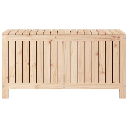 Opbevaringskasse til haven 115x49x60 cm massivt fyrretræ