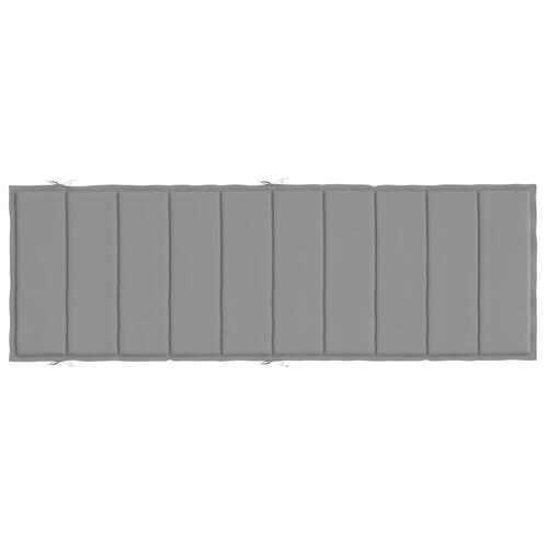 Hynde til liggestol 186x58x3 cm oxfordstof grå
