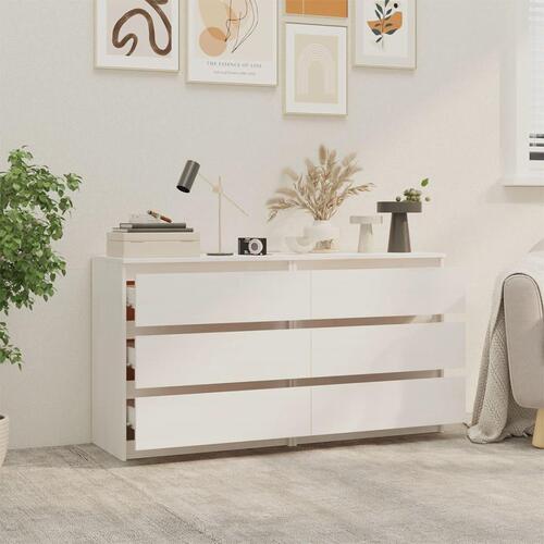 Sengeskabe 2 stk. 60x36x64 cm massivt fyrretræ hvid
