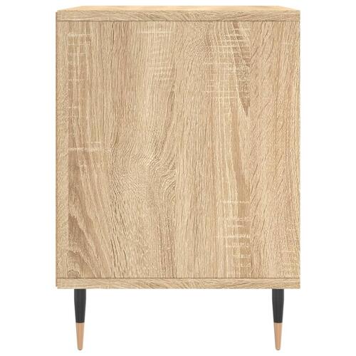 Sengeborde 2 stk. 40x35x50 cm konstrueret træ sonoma-eg