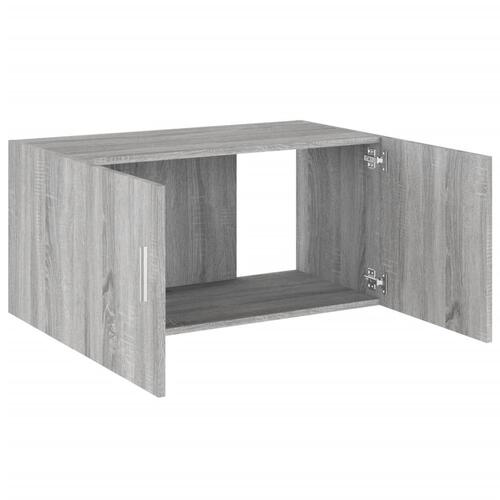 Vægskab 80x39x40 cm konstrueret træ grå sonoma-eg