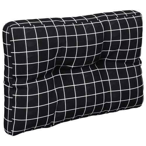 Pallehynder 2 stk. stof ternet sort