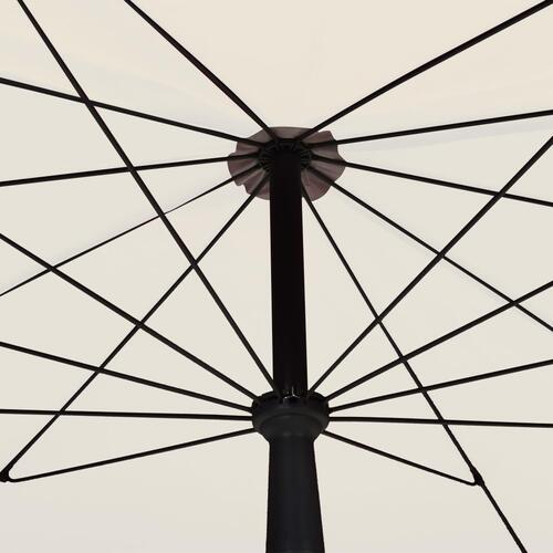 Parasol med stang 200x130 cm sandfarvet